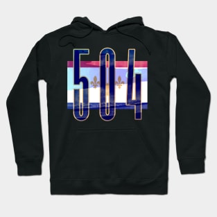 504 Blues with NOLA Flag 1 Hoodie